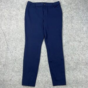 Talbots Pants Womens‎ 10 Blue Soho 5 Pocket Jeggings Ponte Knit Stretch Career